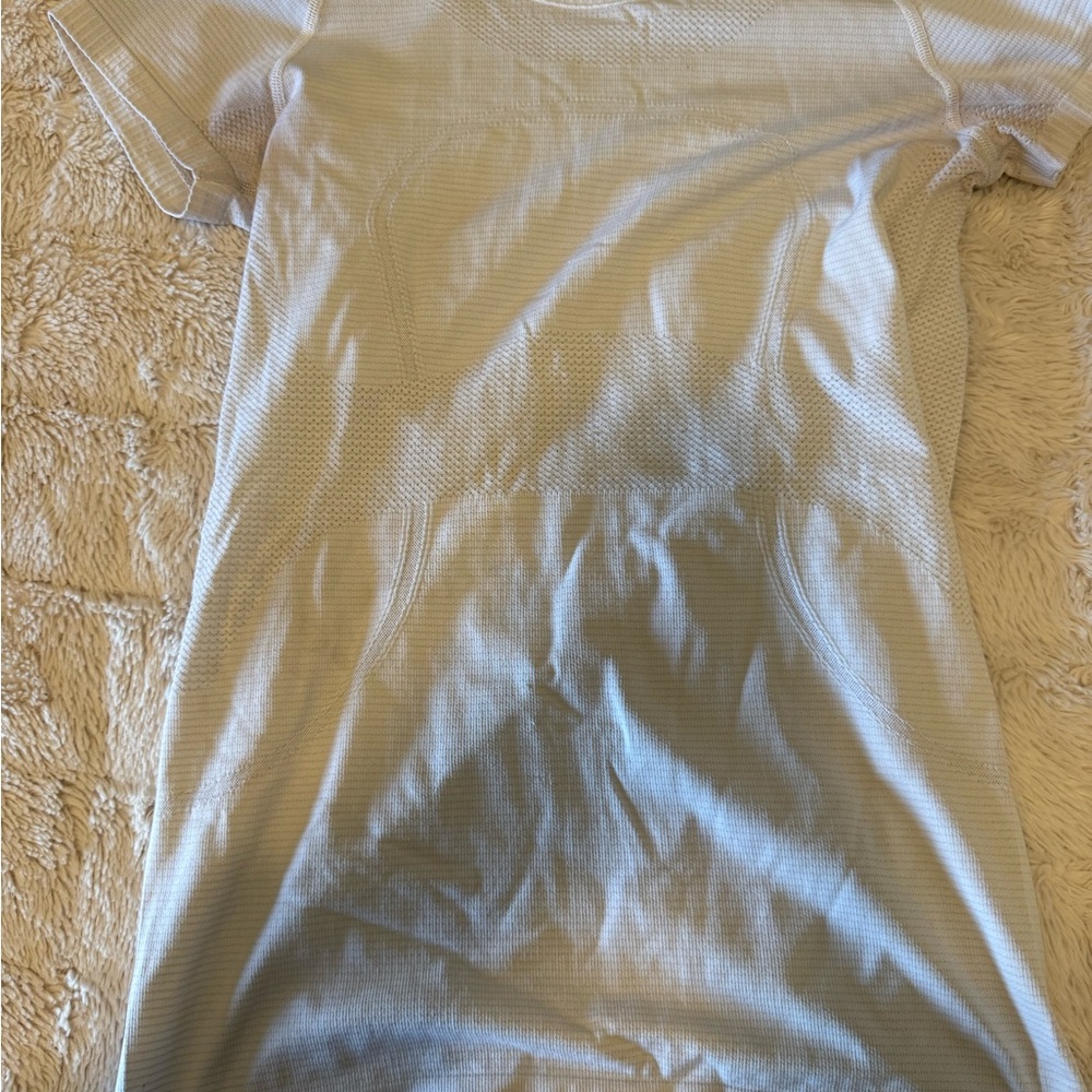 White Short Sleeve Swiftly Tech